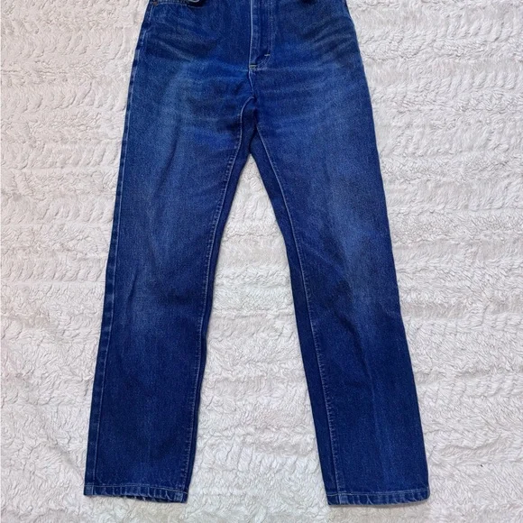 Vintage 1980s Lee Jeans Women’s 1 PET High Rise Straight Leg 26” Inseam USA - Picture 1 of 6
